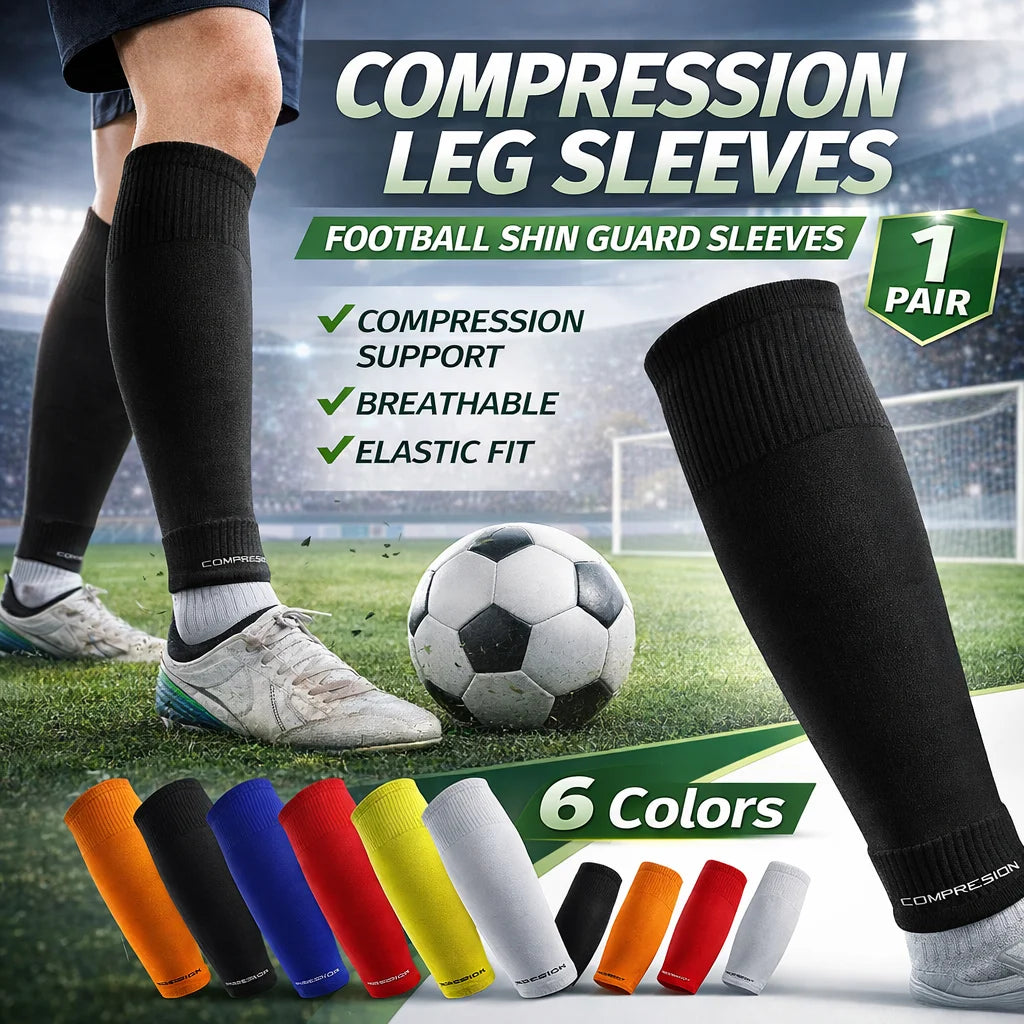 UNOBALL Performance Soccer Leg Sleeves – Shin Guard Sleeves