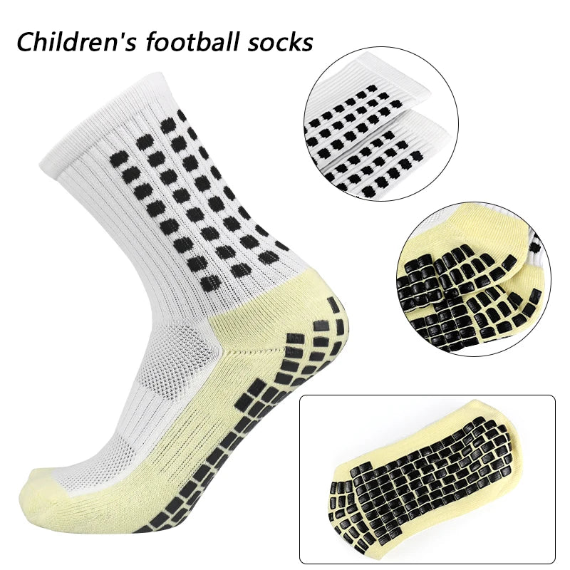 UNOBALL™ Youth Non-Slip Grip Soccer Socks (3-Pack)