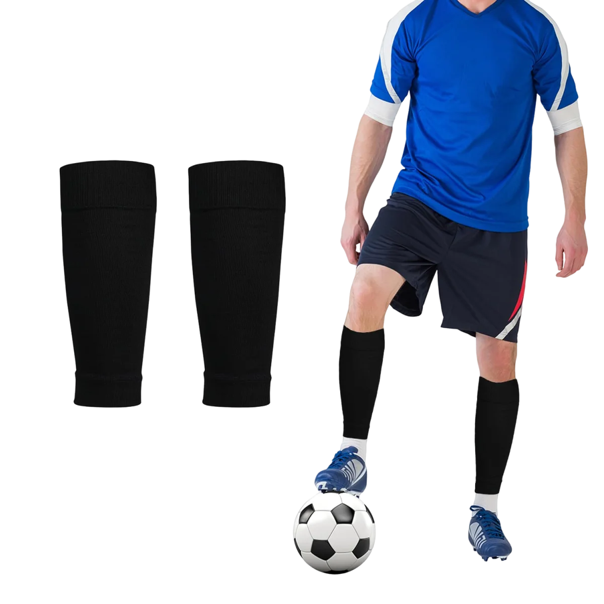 UNOBALL Performance Soccer Leg Sleeves – Shin Guard Sleeves