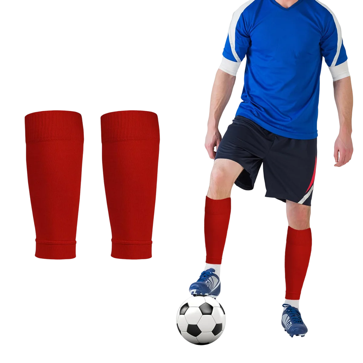 UNOBALL Performance Soccer Leg Sleeves – Shin Guard Sleeves