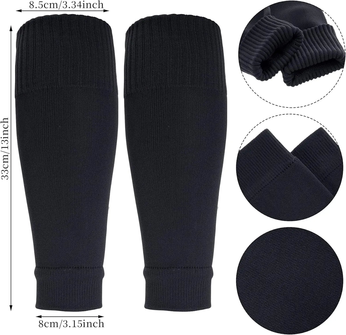 UNOBALL Performance Soccer Leg Sleeves – Shin Guard Sleeves